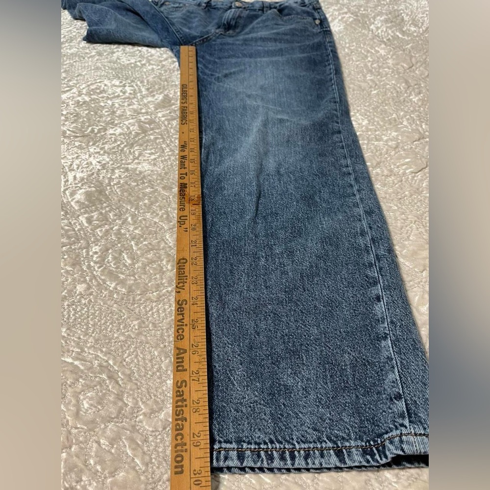 Aeropostale Women’s 90s Baggy Dark Blue Jeans. Size 10R - Picture 3 of 8
